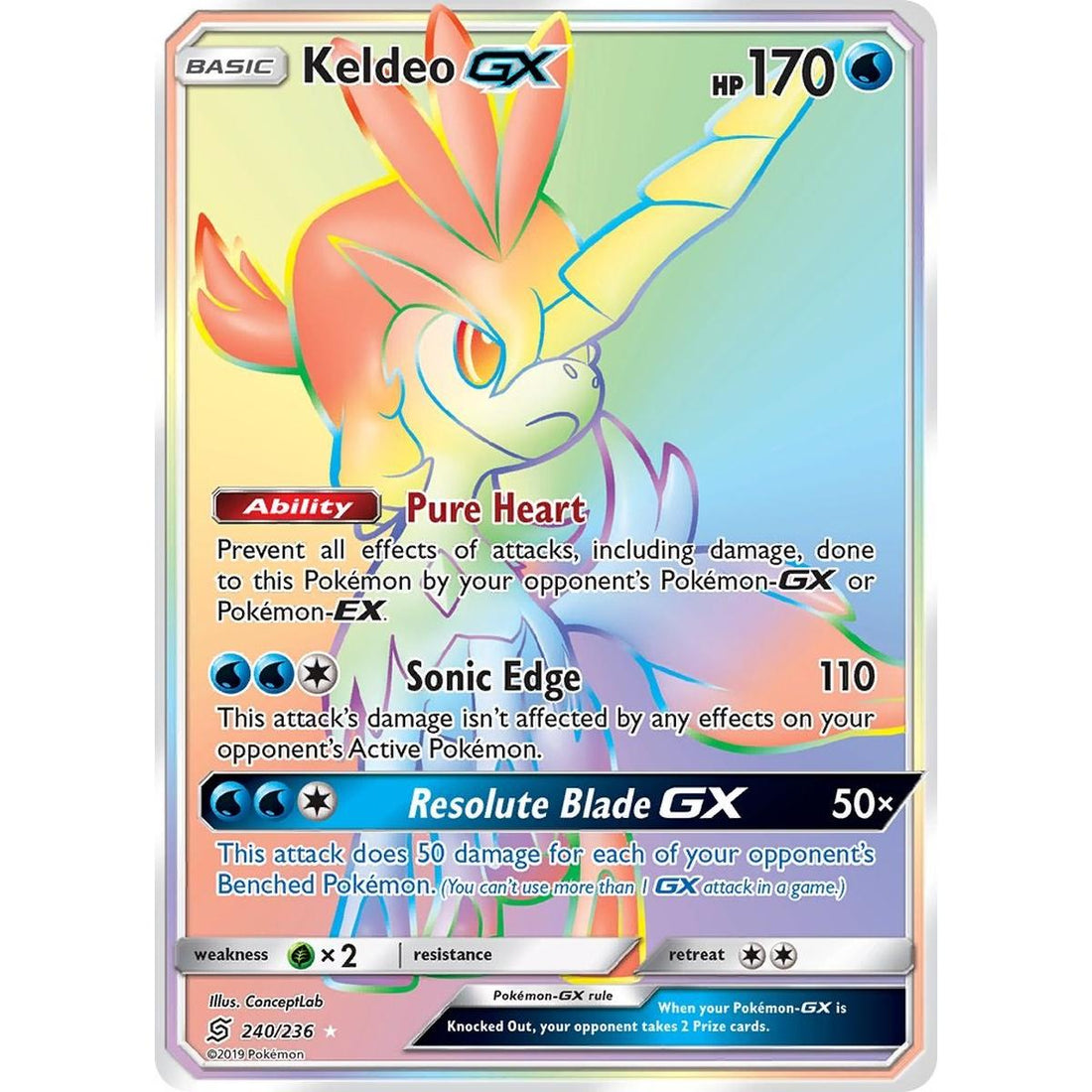 Keldeo GX (Secret)