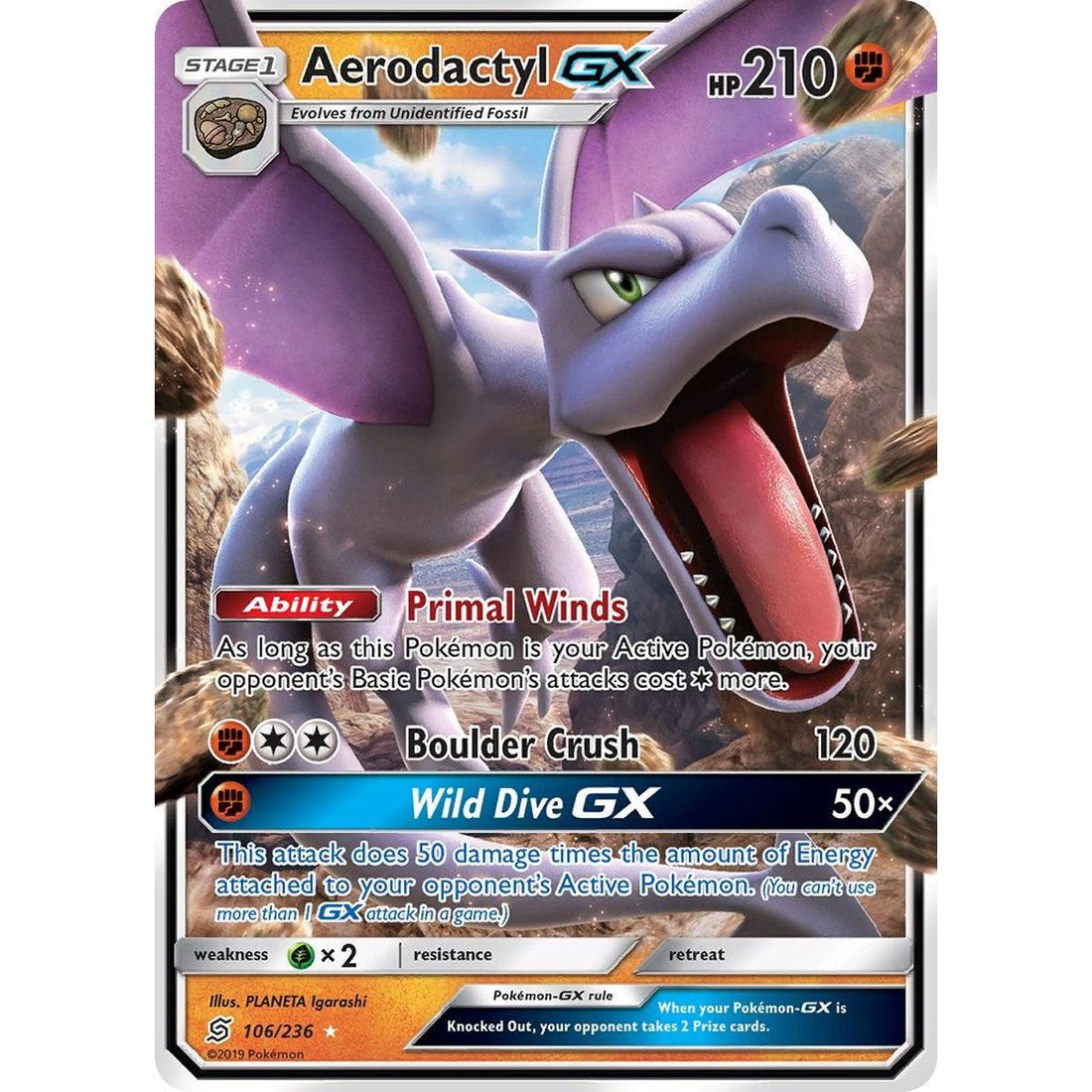Aerodactyl GX