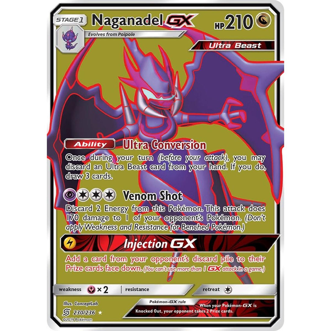 Naganadel GX (Full Art)