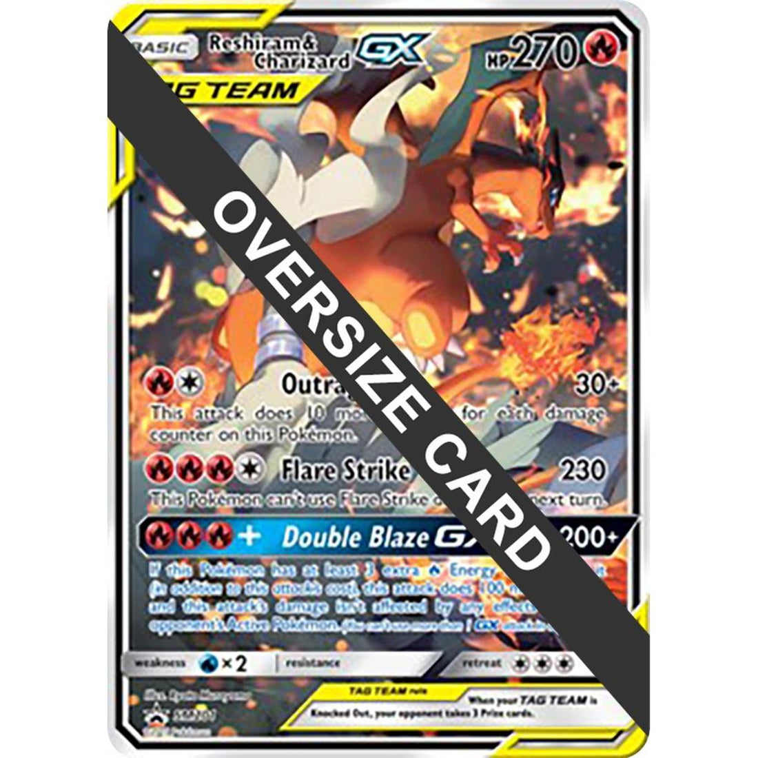 Reshiram & Charizard GX - SM201