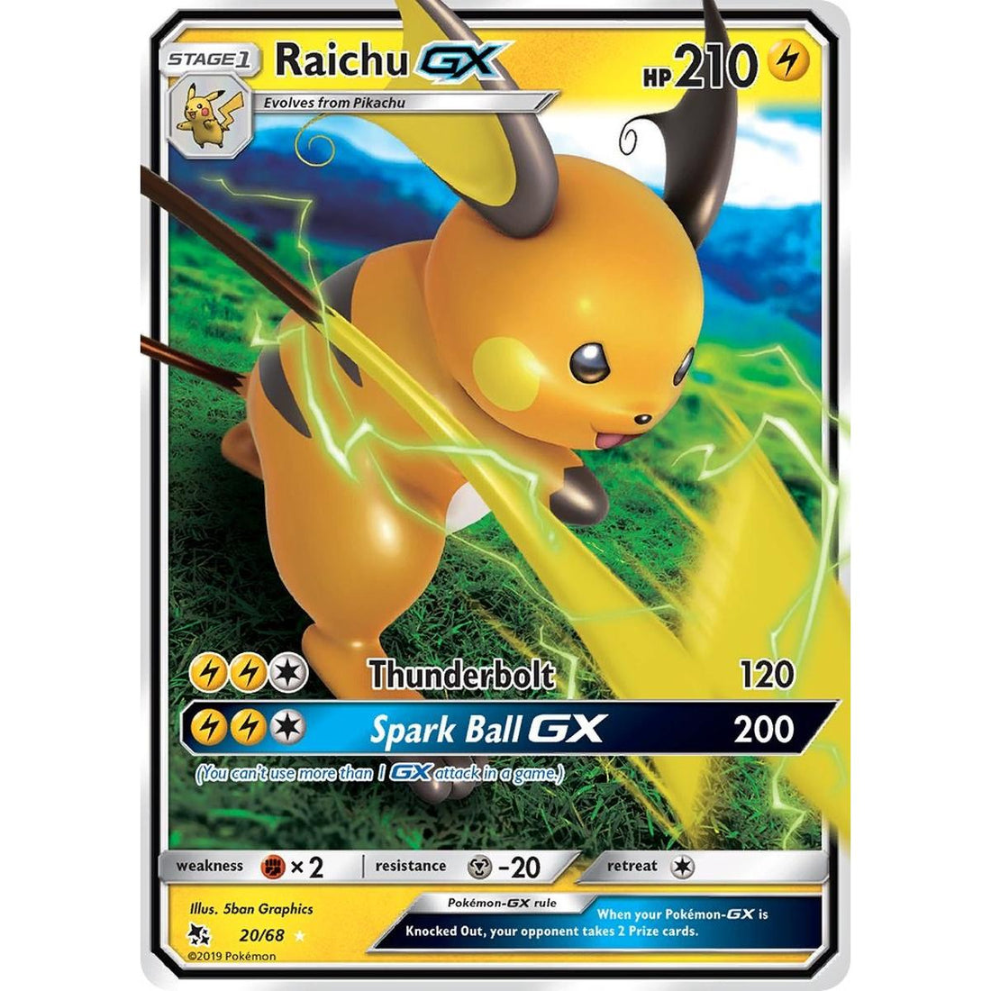 Raichu GX