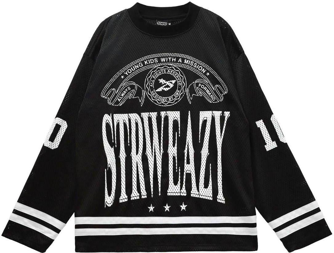 SWE CREW LS JERSEY - BLACK