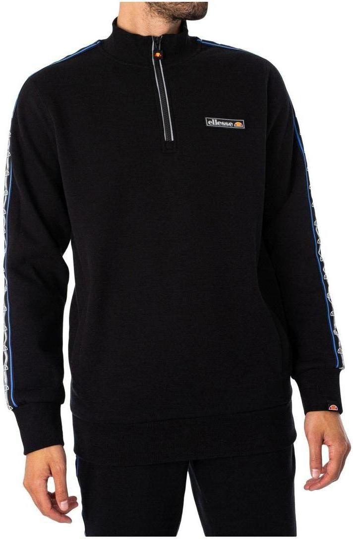 Ellesse Chimenco 1/2 Zip Track Jacket, Black