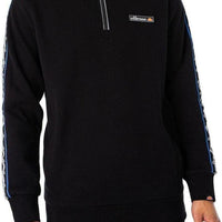 Ellesse Chimenco 1/2 Zip Track Jacket, Black