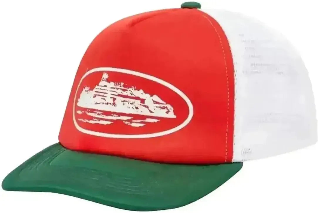 Corteiz Trucker Red White Green