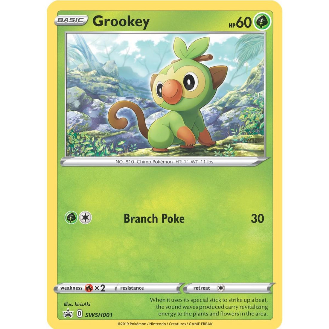 Grookey - SWSH001