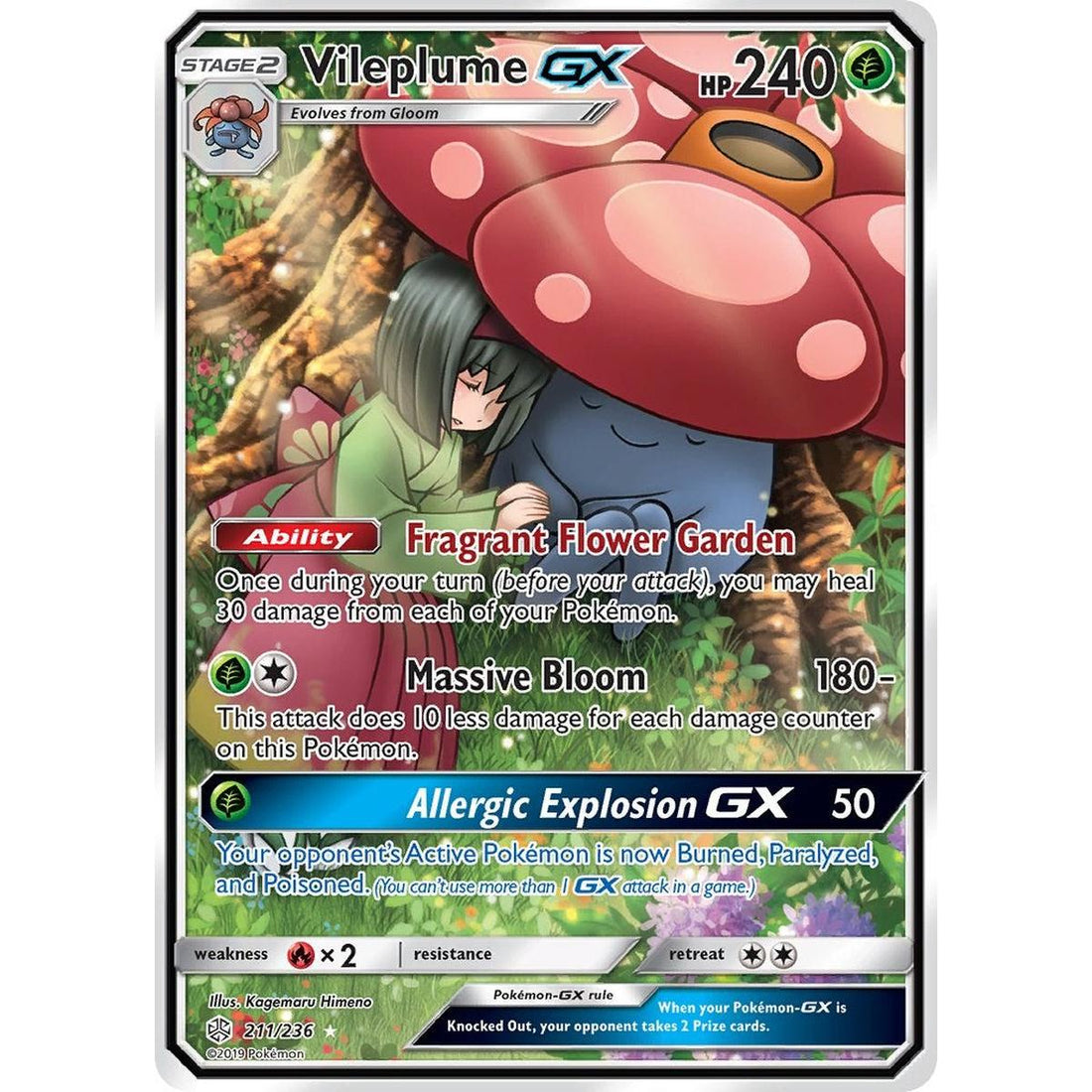 Vileplume GX (Full Art)