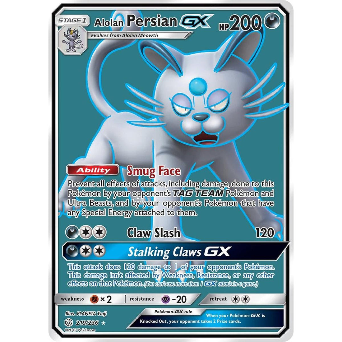 Alolan Persian GX (Full Art)