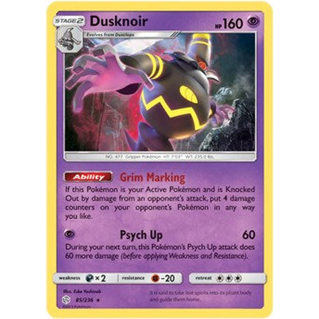 Dusknoir - 85/236 (Prerelease Kit Exclusive)