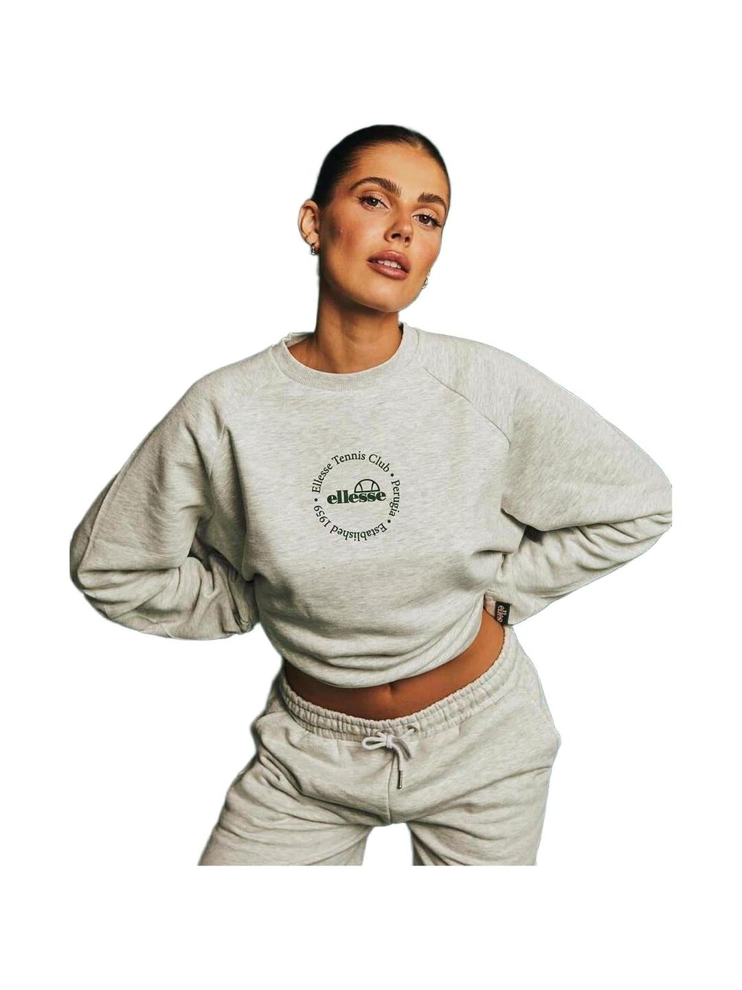 Ellesse Tennis Club Crewneck Grey