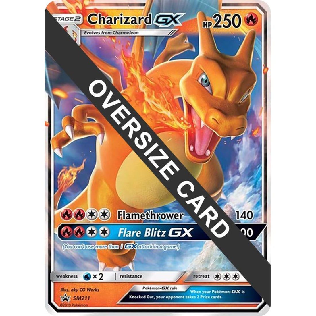 Charizard GX - SM211 (SM Black Star Promo)