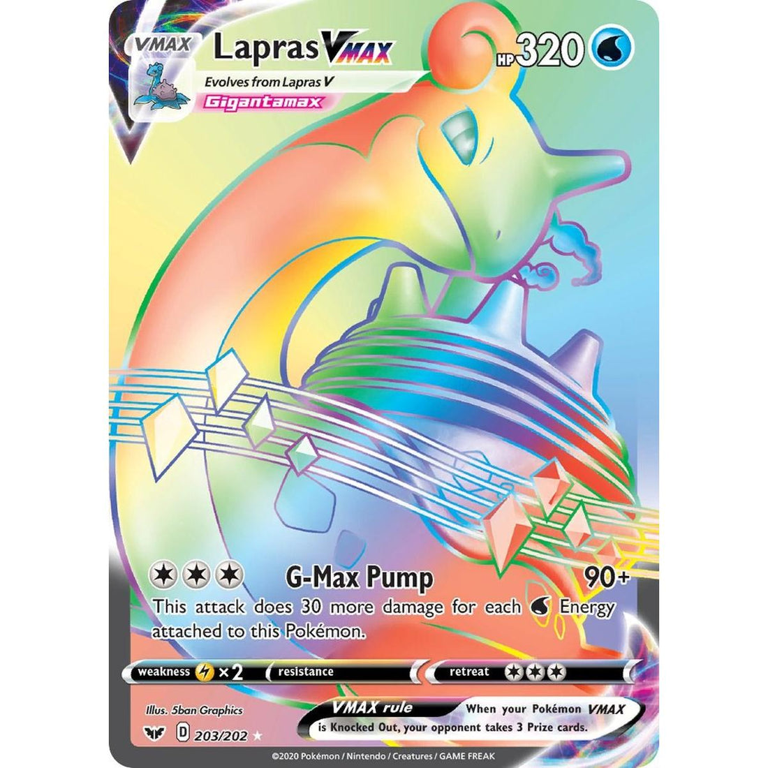 Lapras VMAX (Secret)