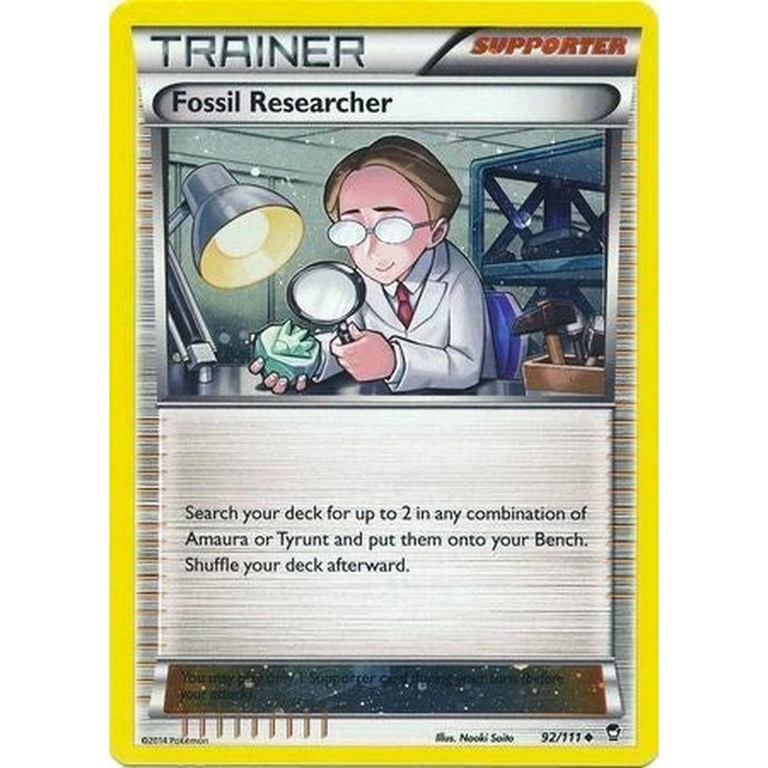 Fossil Researcher - 92/111 (Cosmos Holo)