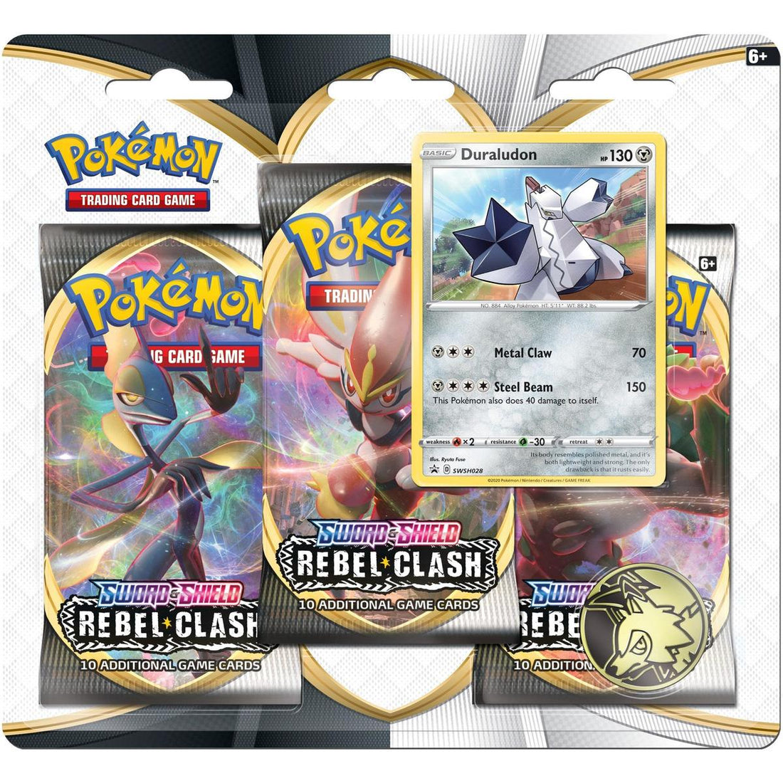 Rebel Clash 3 Pack Blister [Duraludon]