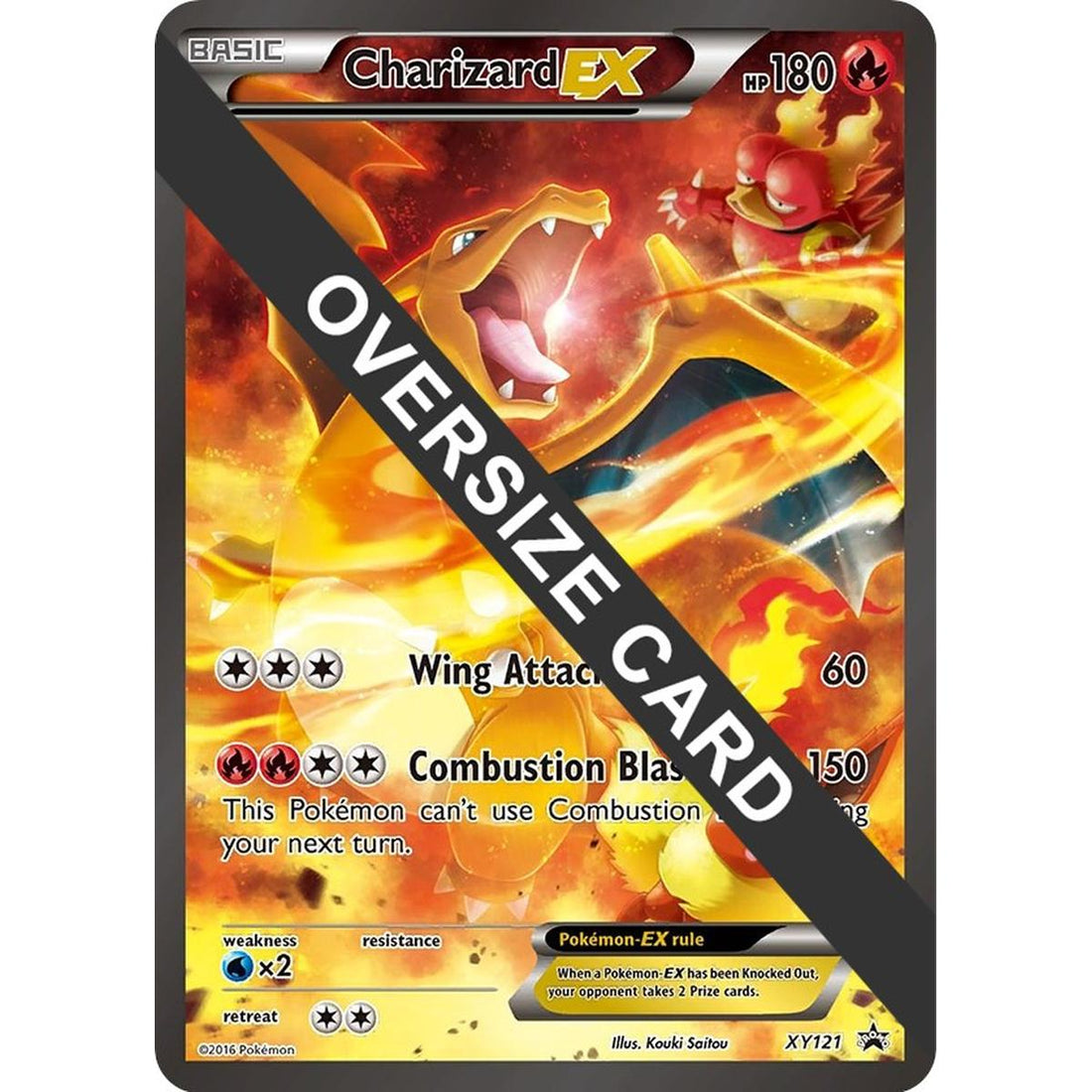Charizard EX - XY121 (XY Black Star Promos)
