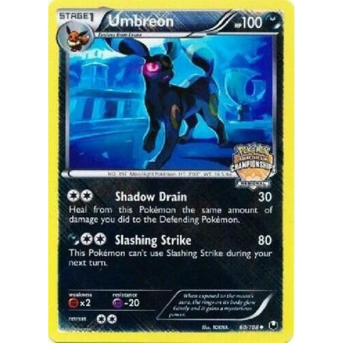 Umbreon - 60/108 (Regional Championships)