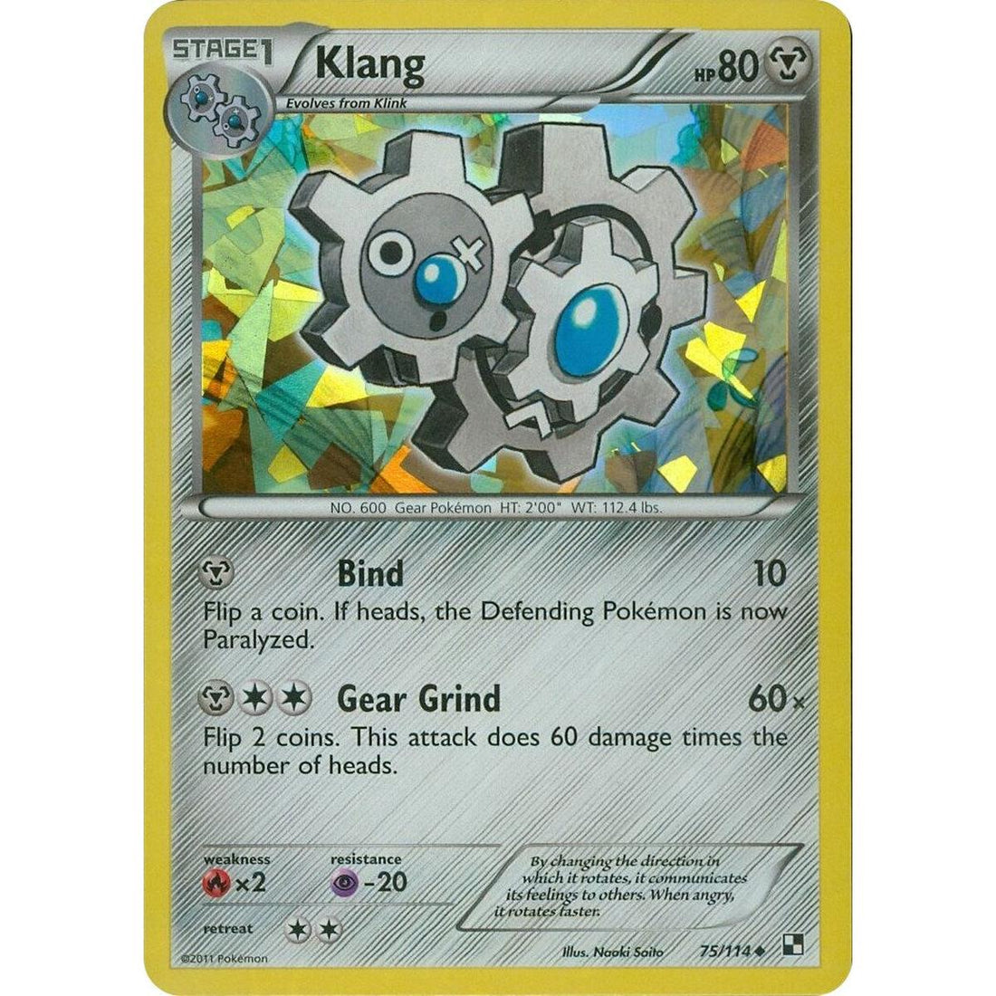 Klang - 75/114 (Cracked Ice Holo)