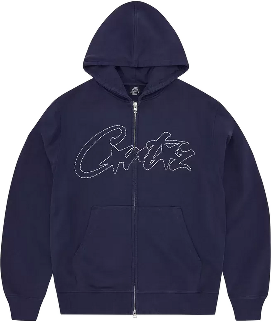 Corteiz ジップパーカー S Corteiz Thick Stitch Zip Up – Fairfax Streetwear