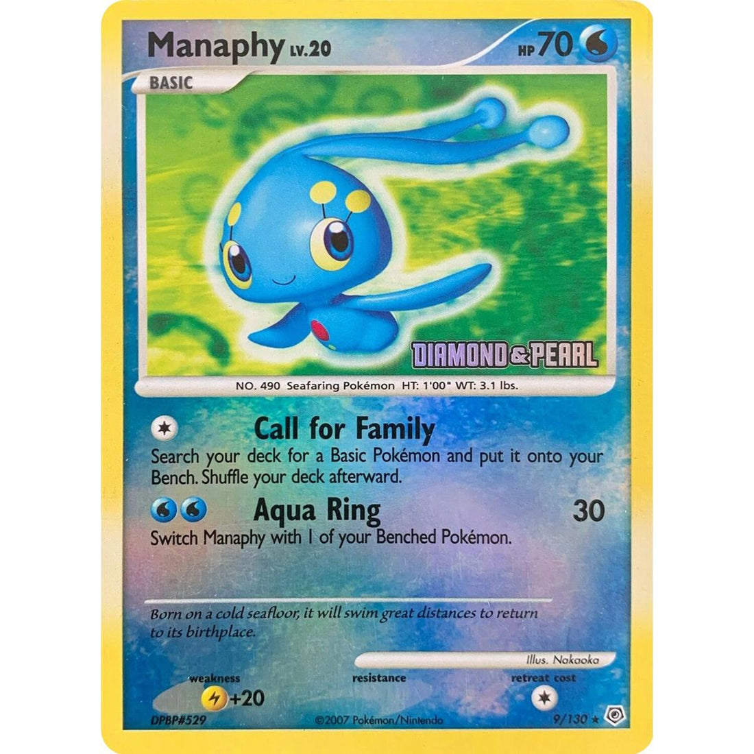 Manaphy - 9/130 [Diamond & Pearl]