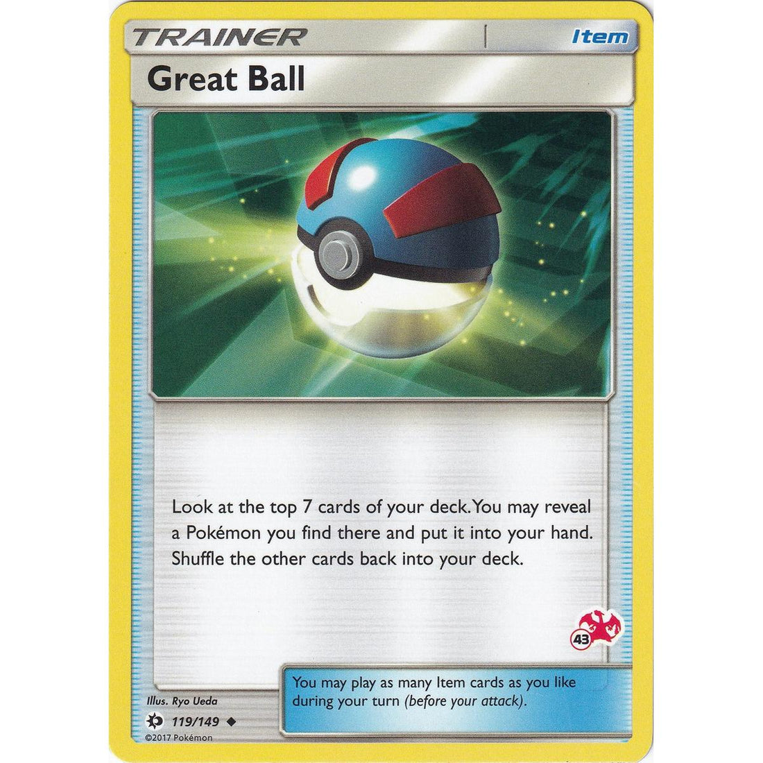 Great Ball - 119/149 (#43 Charizard Stamped)