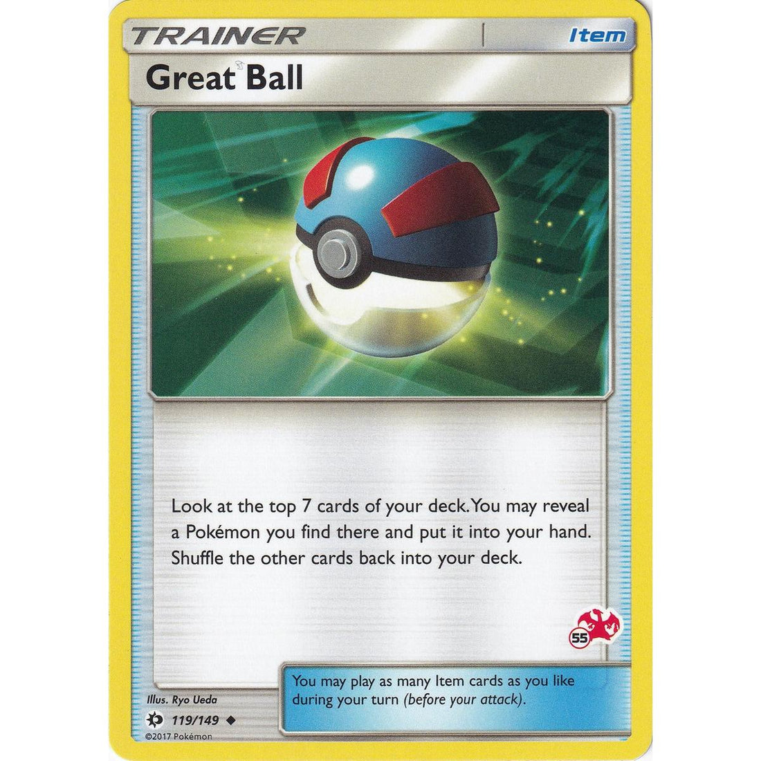 Great Ball - 119/149 (#55 Charizard Stamped)