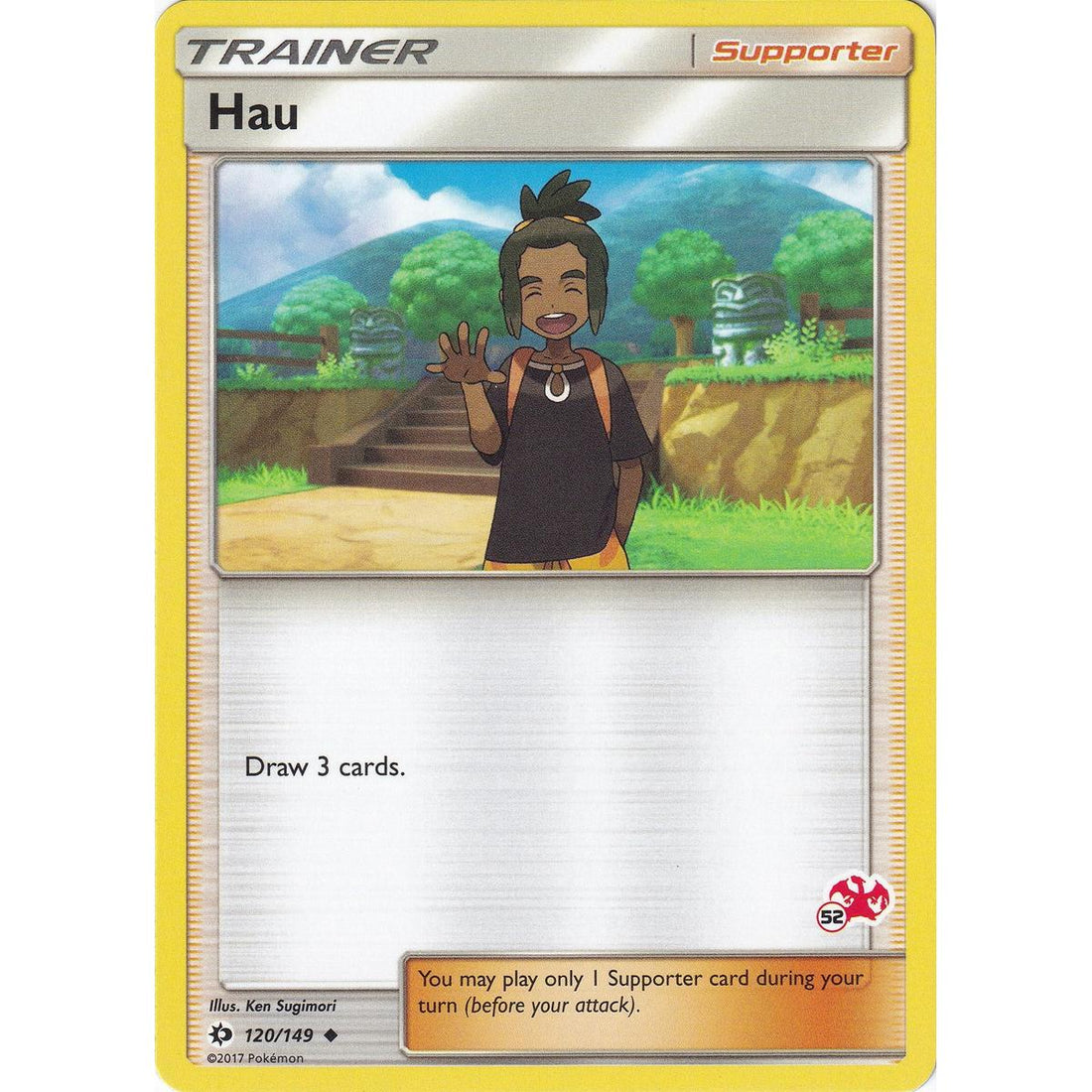 Hau - 120/149 (#52 Charizard Stamped)