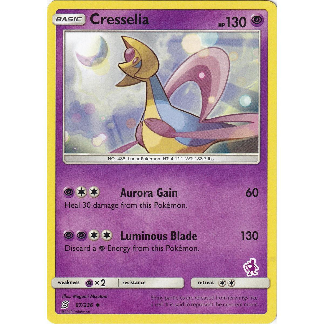 Cresselia - 87/236 (Mewtwo Stamped)