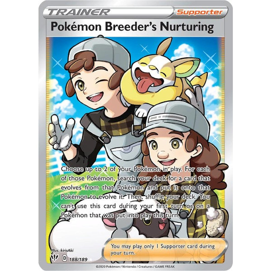 Pokemon Breeder's Nurturing (Full Art)