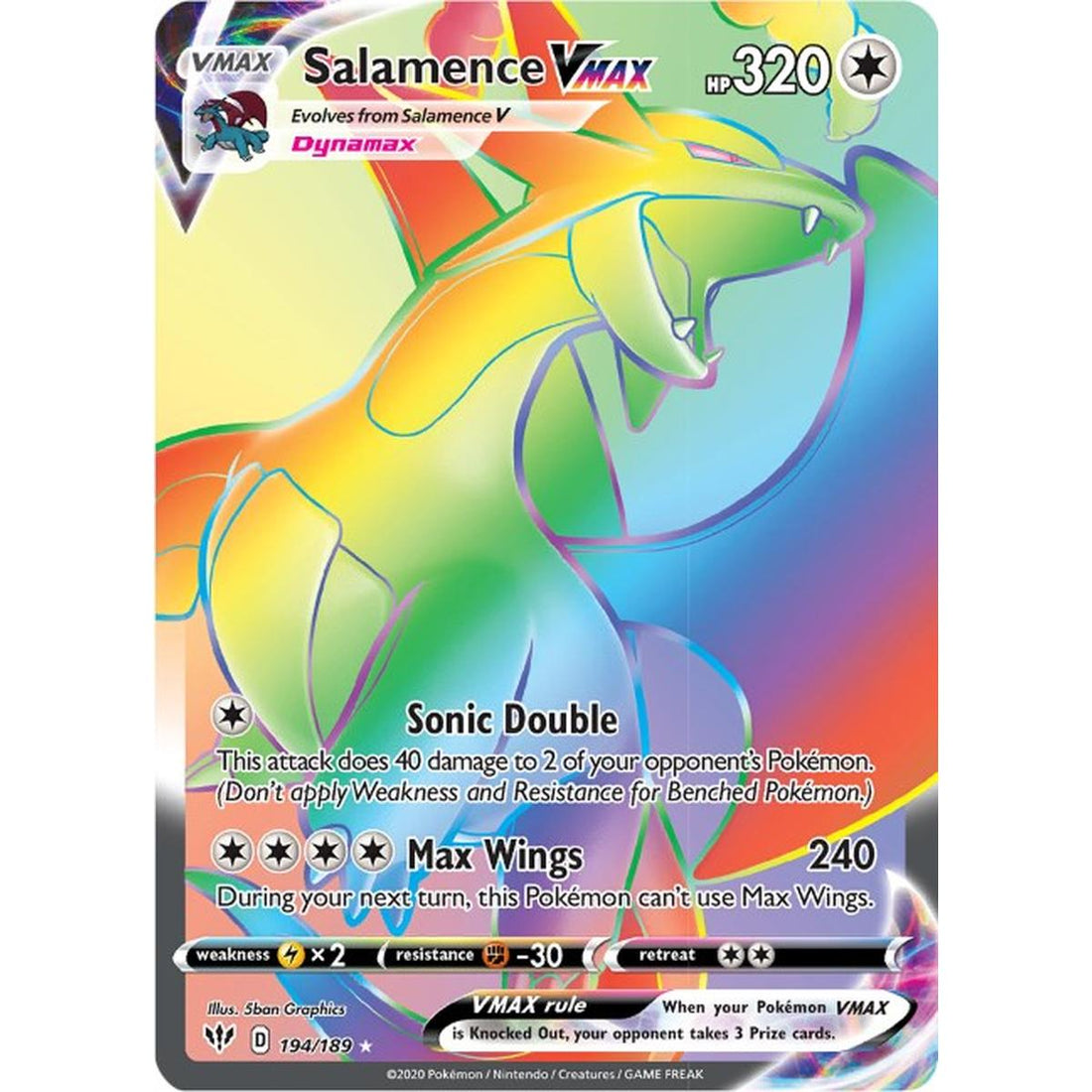 Salamence VMAX (Secret)