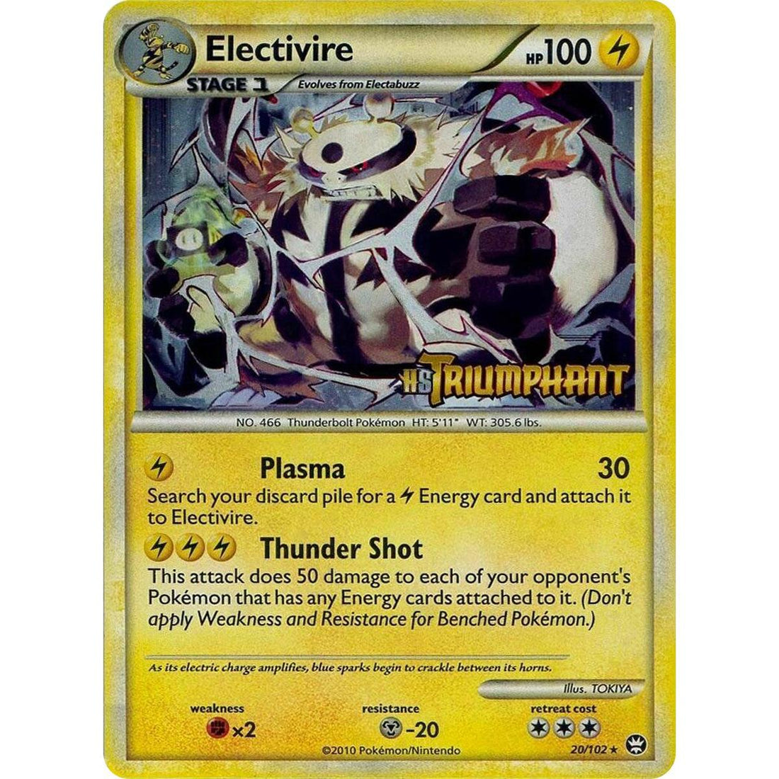 Electivire - 20/102 (Prerelease)