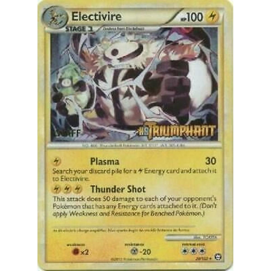 Electivire - 20/102 (Prerelease) [Staff]