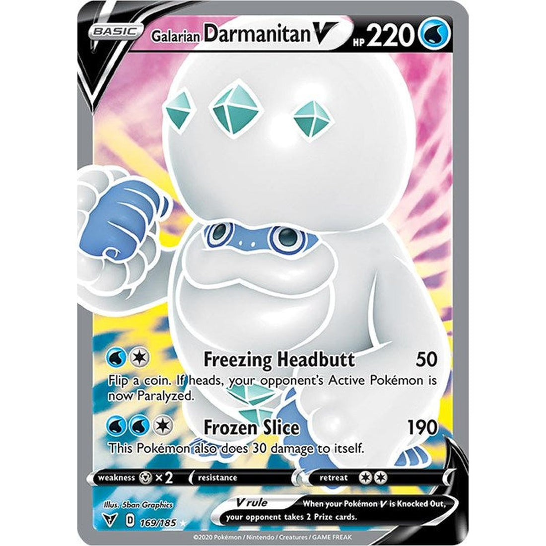 Galarian Darmanitan V (Full Art)