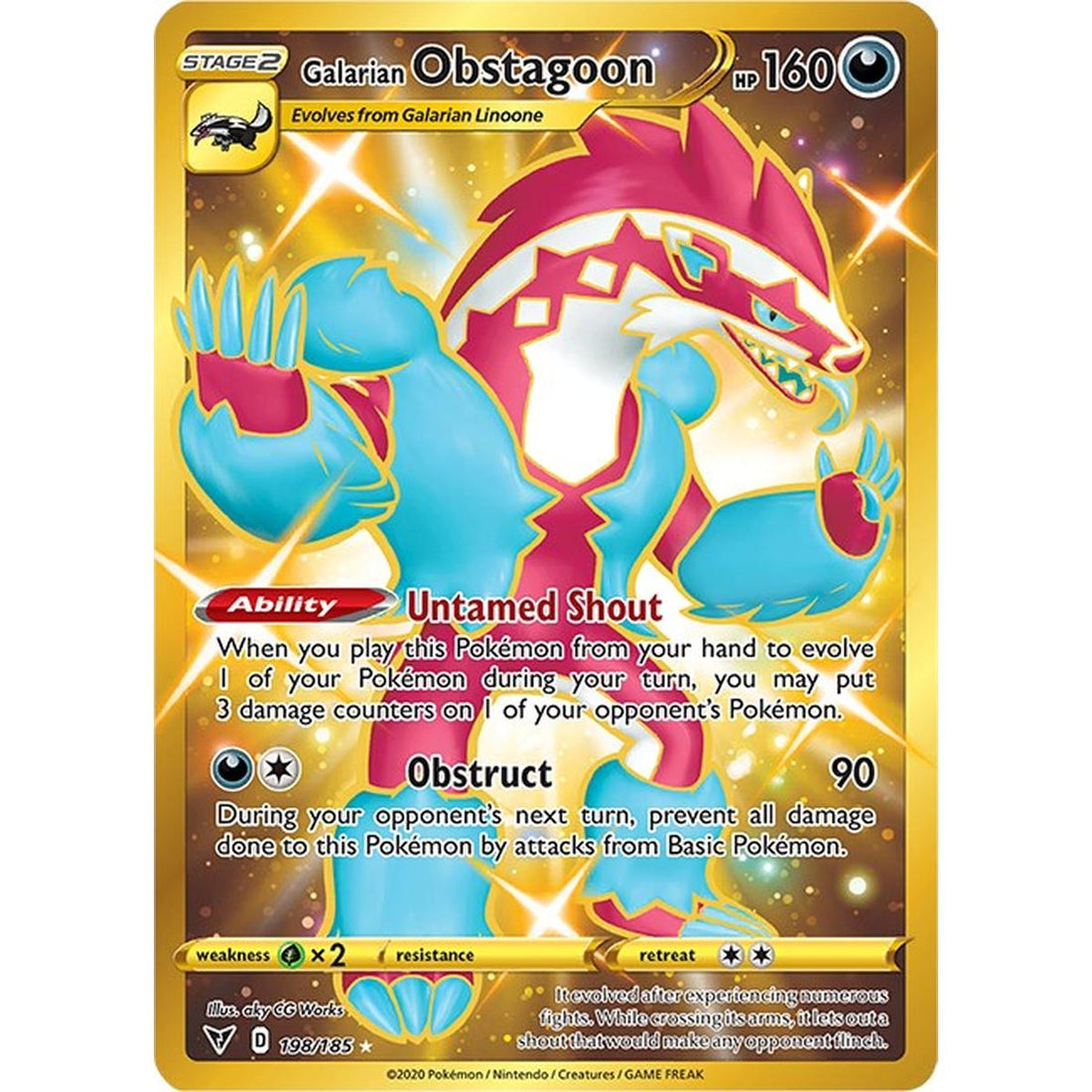 Galarian Obstagoon (Secret)