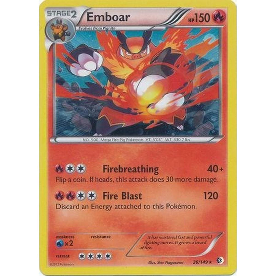 Emboar - 26/149 (Cosmos Holo)