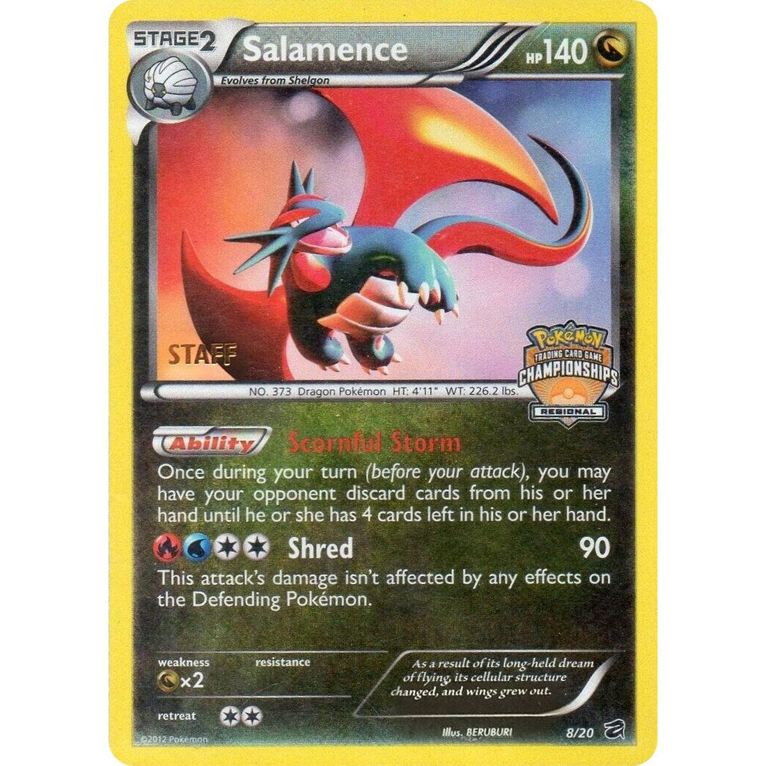 Salamence - 8/20 (Regional Championships) [Staff]