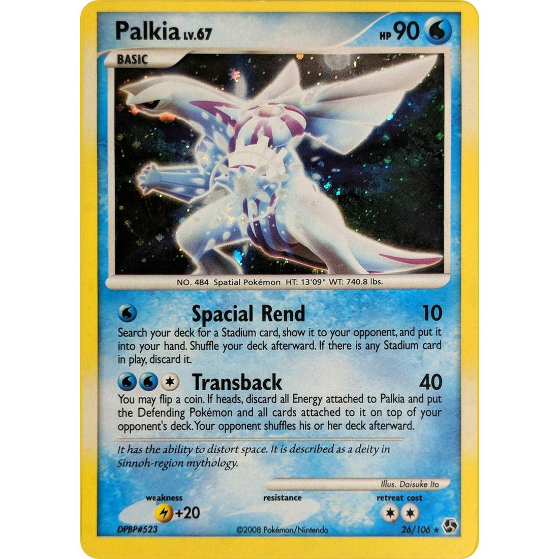 Palkia - 26/106 (Cosmos Holo)