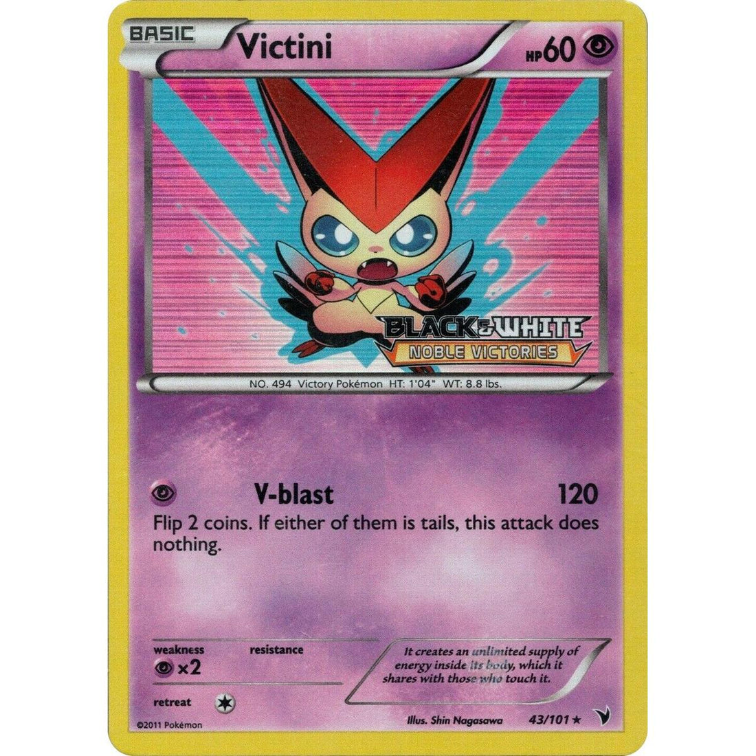 Victini - 43/101 (Prerelease)