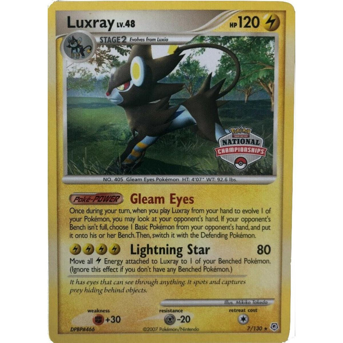 Luxray - 7/130 (National Championships)