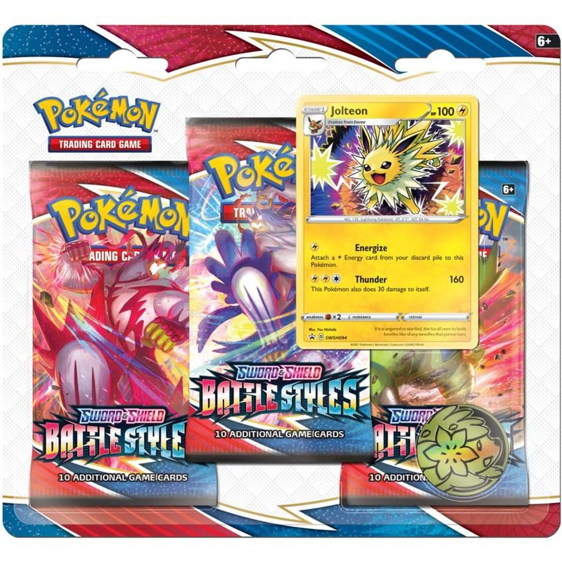 Battle Styles 3 Pack Blister [Jolteon]