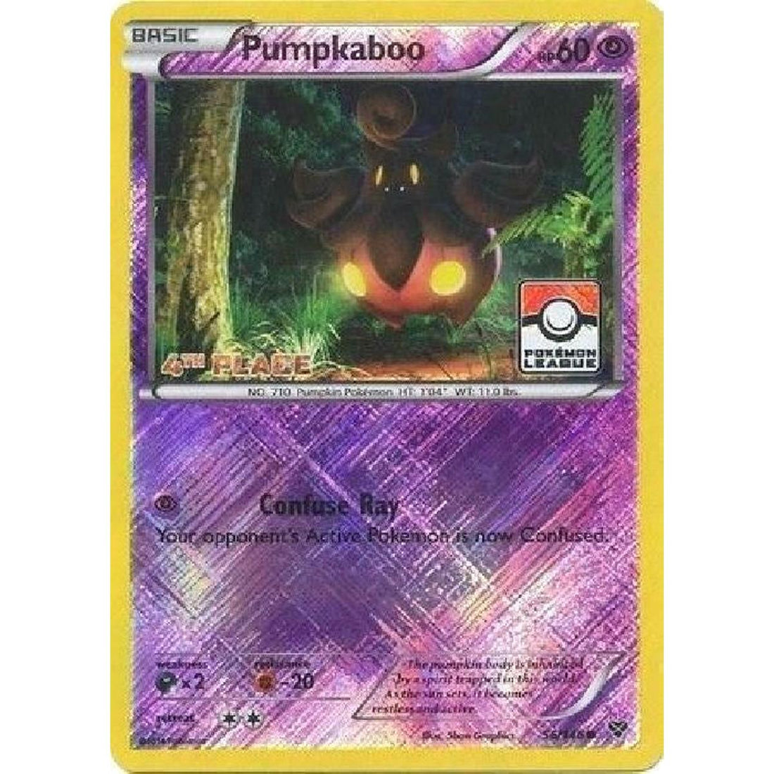 Pumpkaboo - 56/146 (Pokemon League) [4th Place]