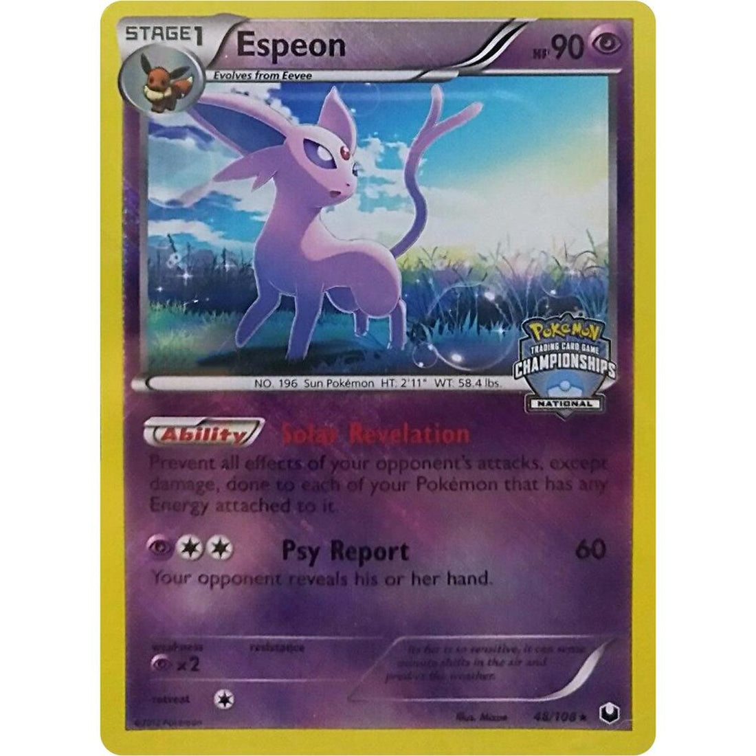 Espeon - 48/108 (National Championships)