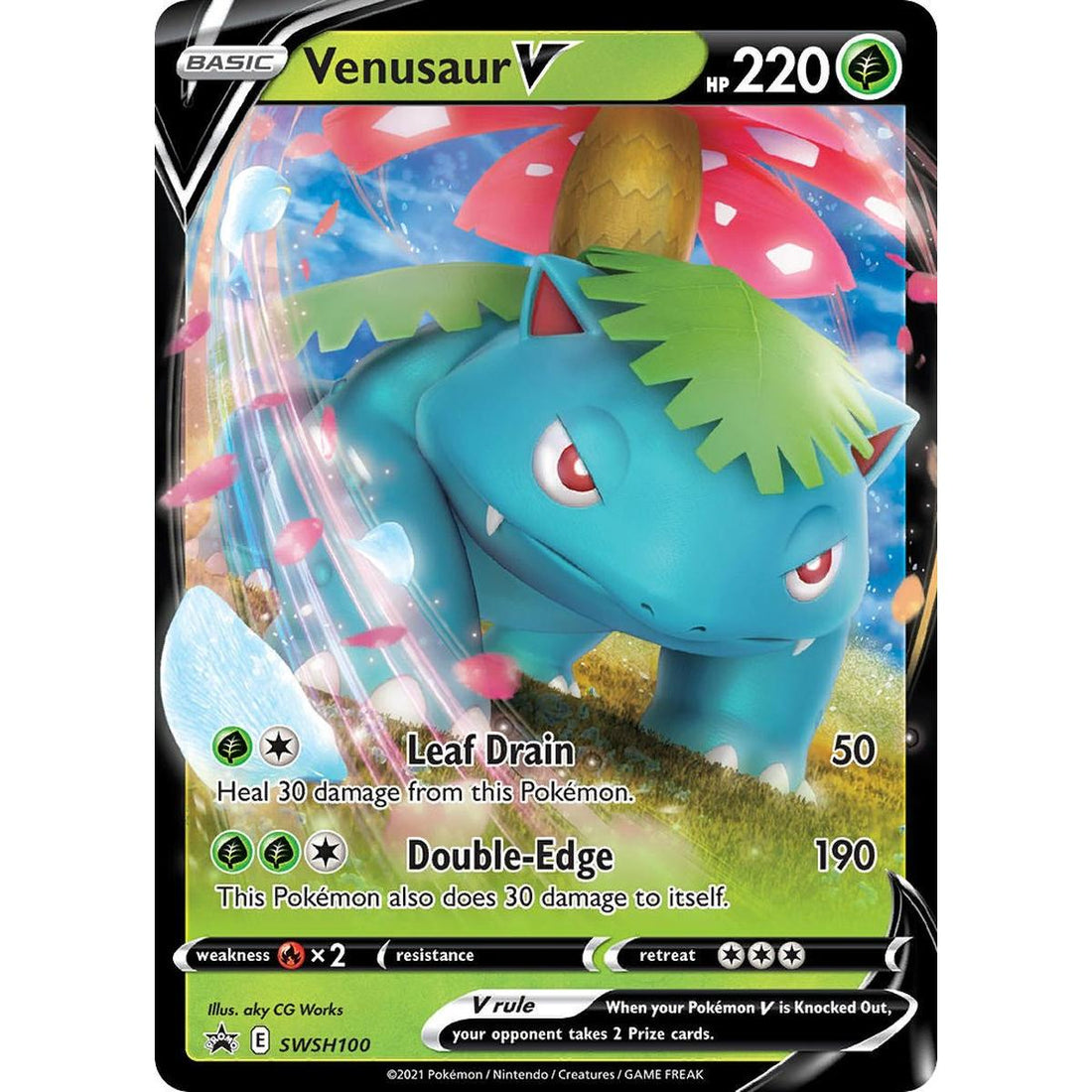 Venusaur V - SWSH100