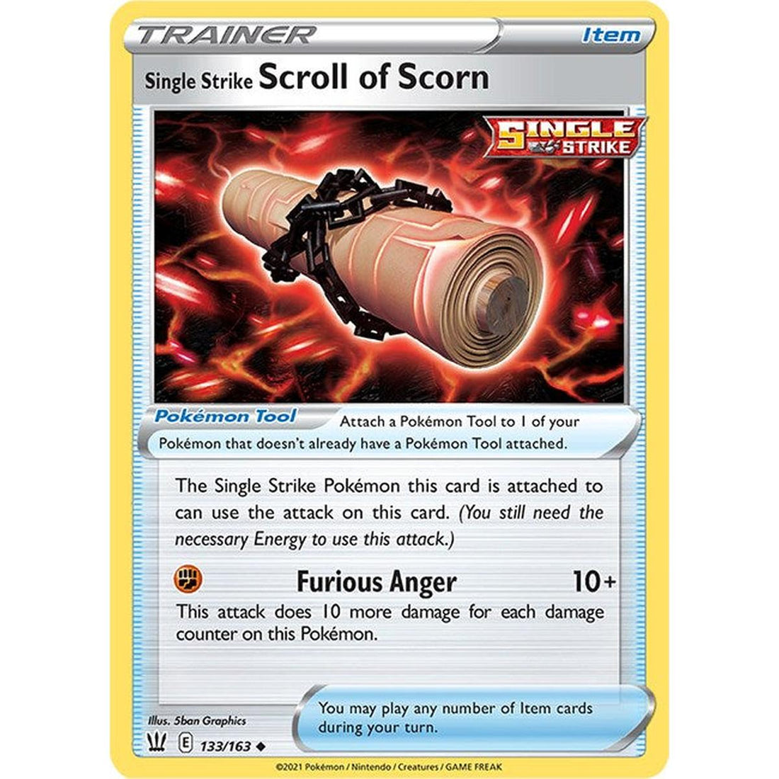 Single Strike Scroll of Scorn