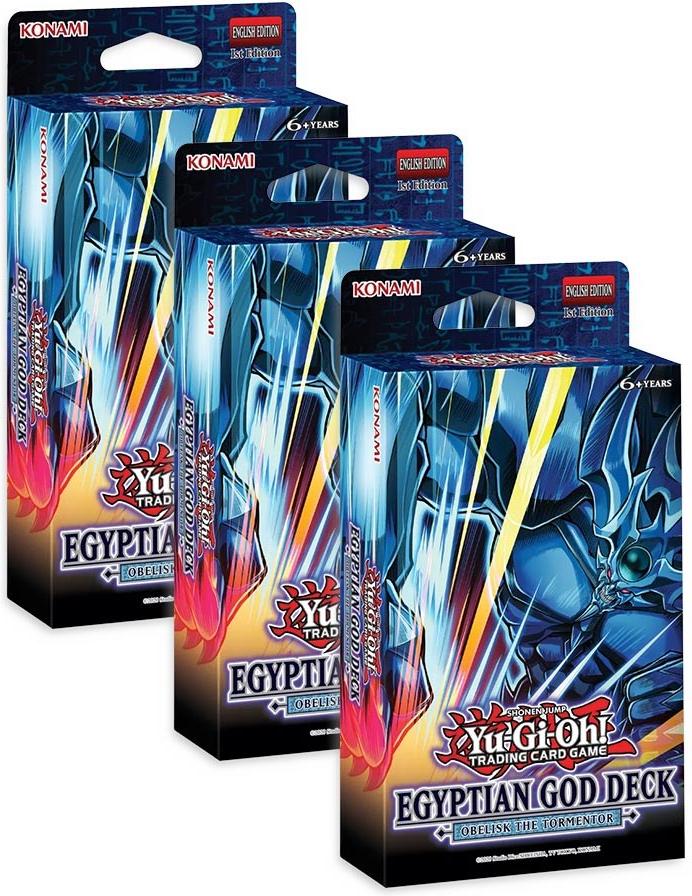 Egyptian God Deck: Obelisk the Tormentor [1st Edition] - Set of 3