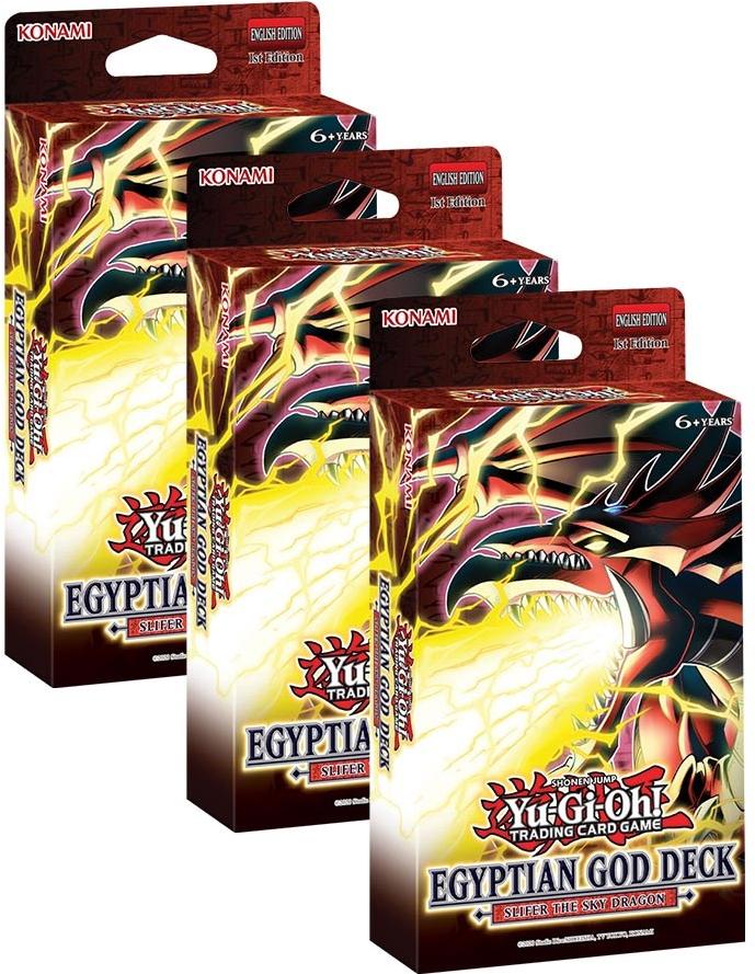 Egyptian God Deck: Slifer the Sky Dragon [1st Edition] - Set of 3