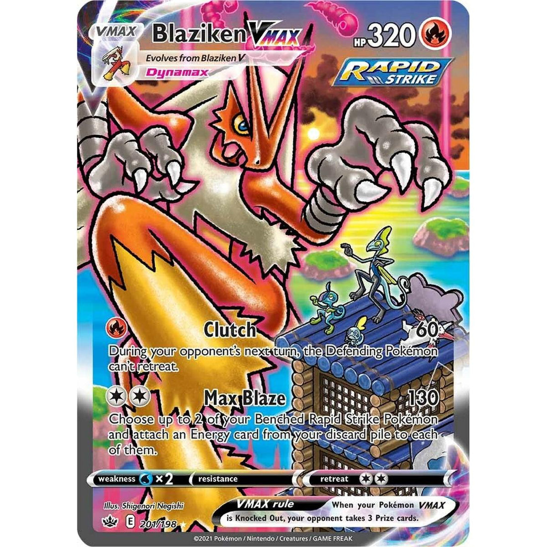 Blaziken VMAX (Alternate Art Secret)