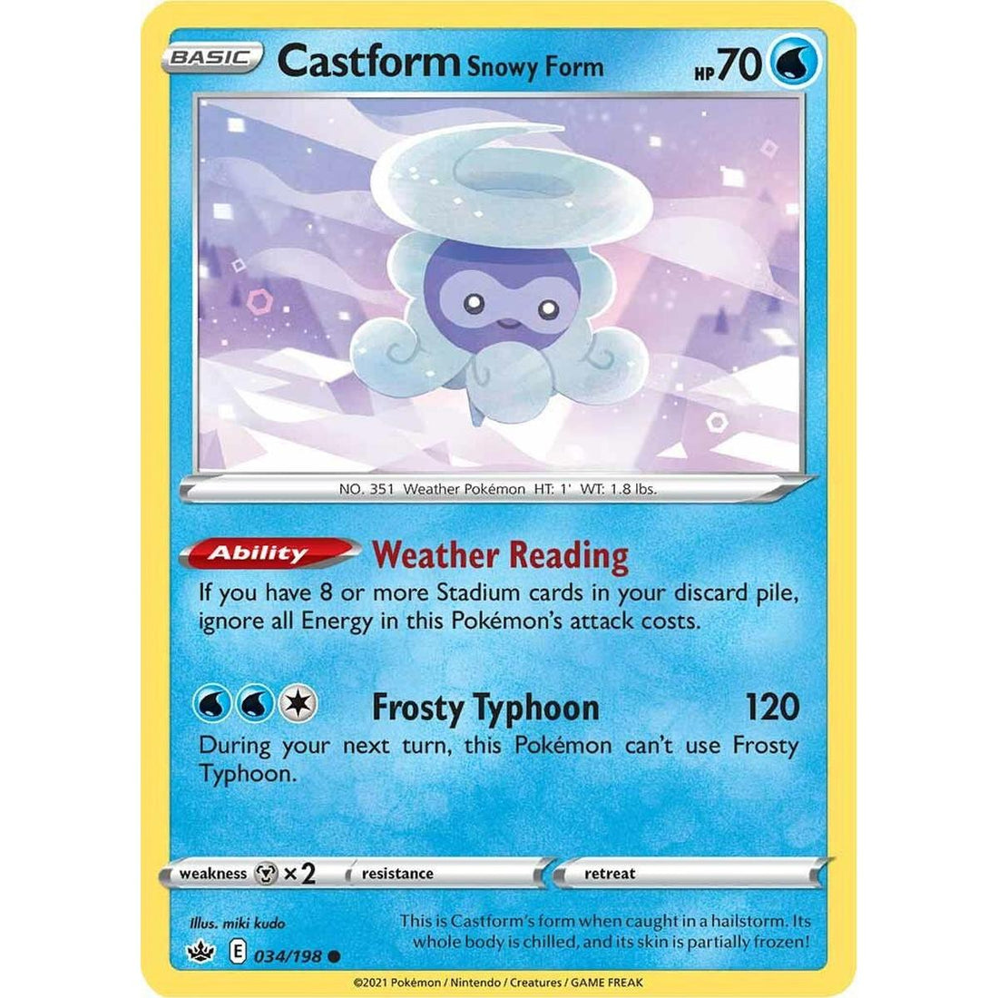 Castform Snowy Form