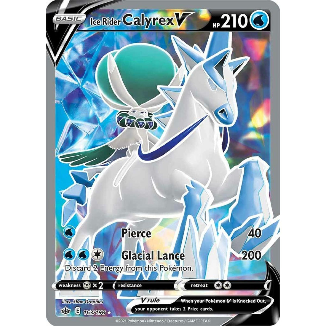 Ice Rider Calyrex V (Full Art)