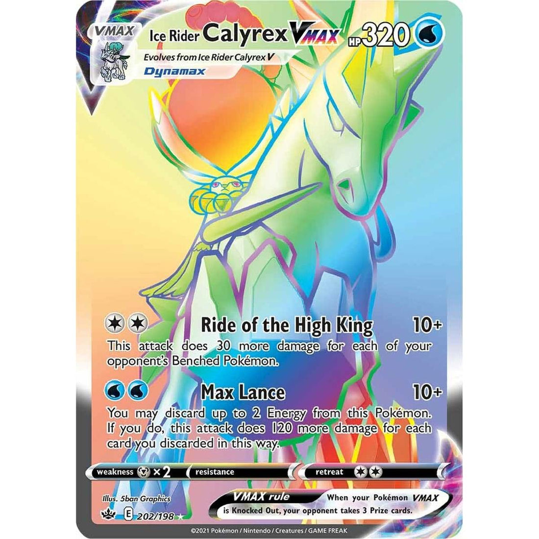Ice Rider Calyrex VMAX (Secret)