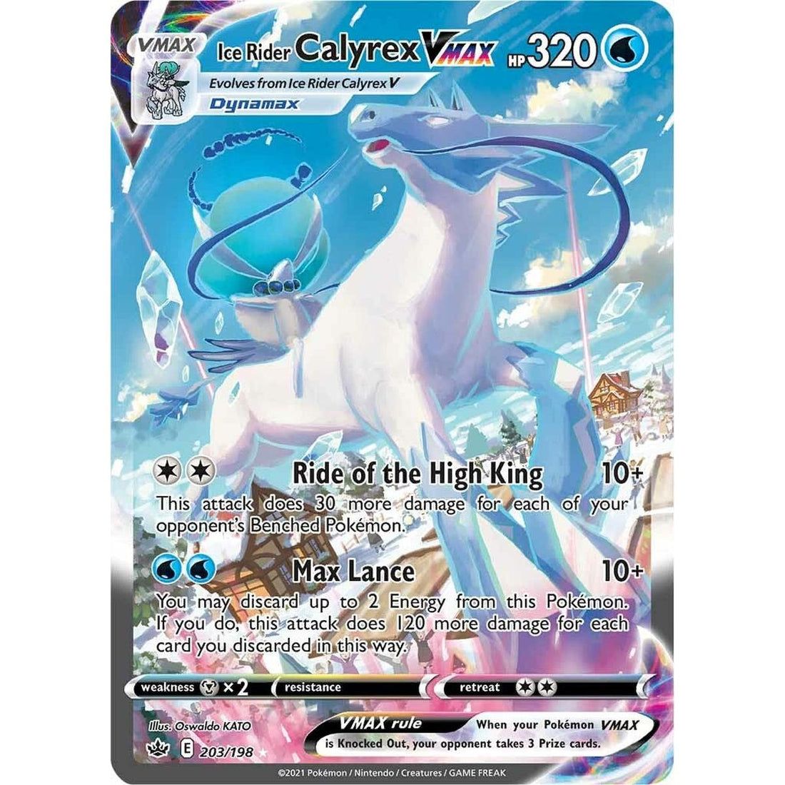 Ice Rider Calyrex VMAX (Alternate Art Secret)